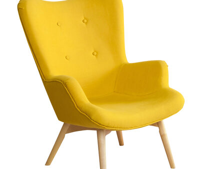 BERLIN Guest Chair, yellow